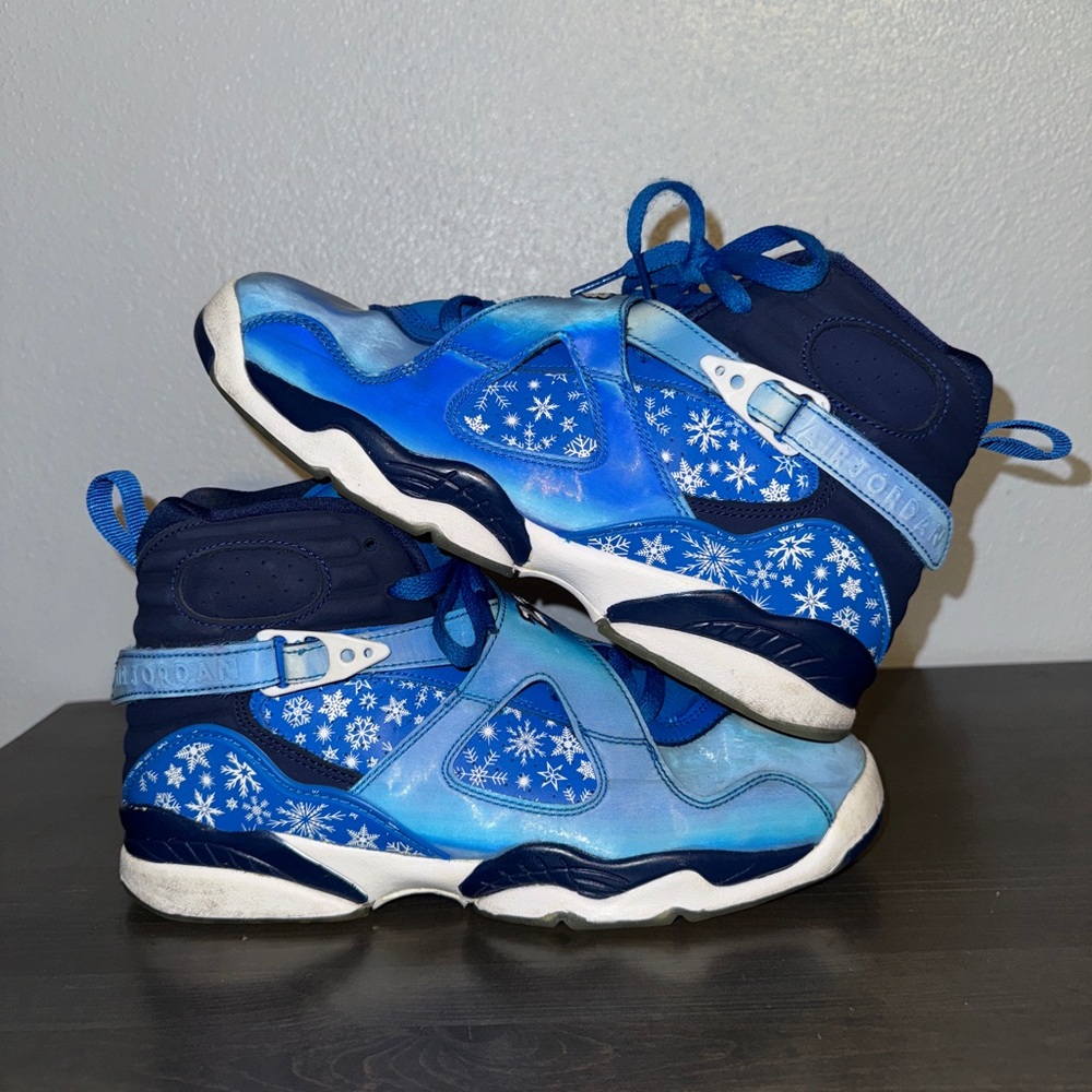 Air Jordan 8 Retro Snow Blizzard Cobalt Blaze/Blue Void/White